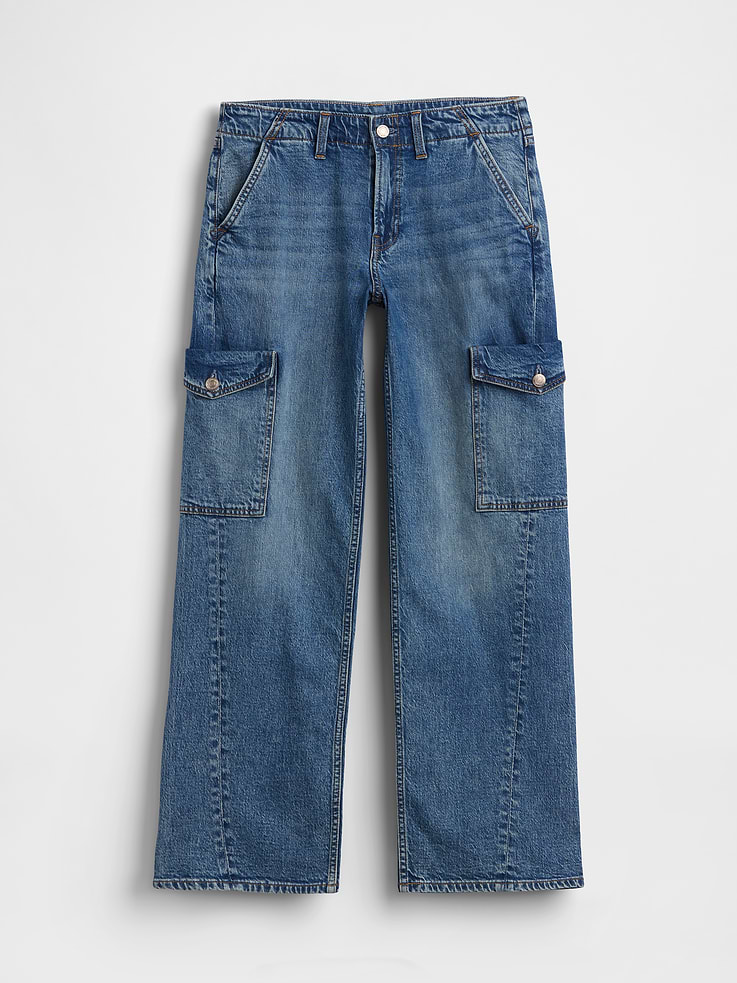 Image number 5 showing, Low Rise '90s Loose Cargo Jeans