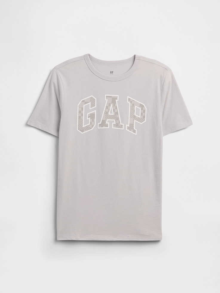Image 1 of 3, Soft jersey knit., Short sleeves., Crewneck., Gap logo at front., Product #1179626