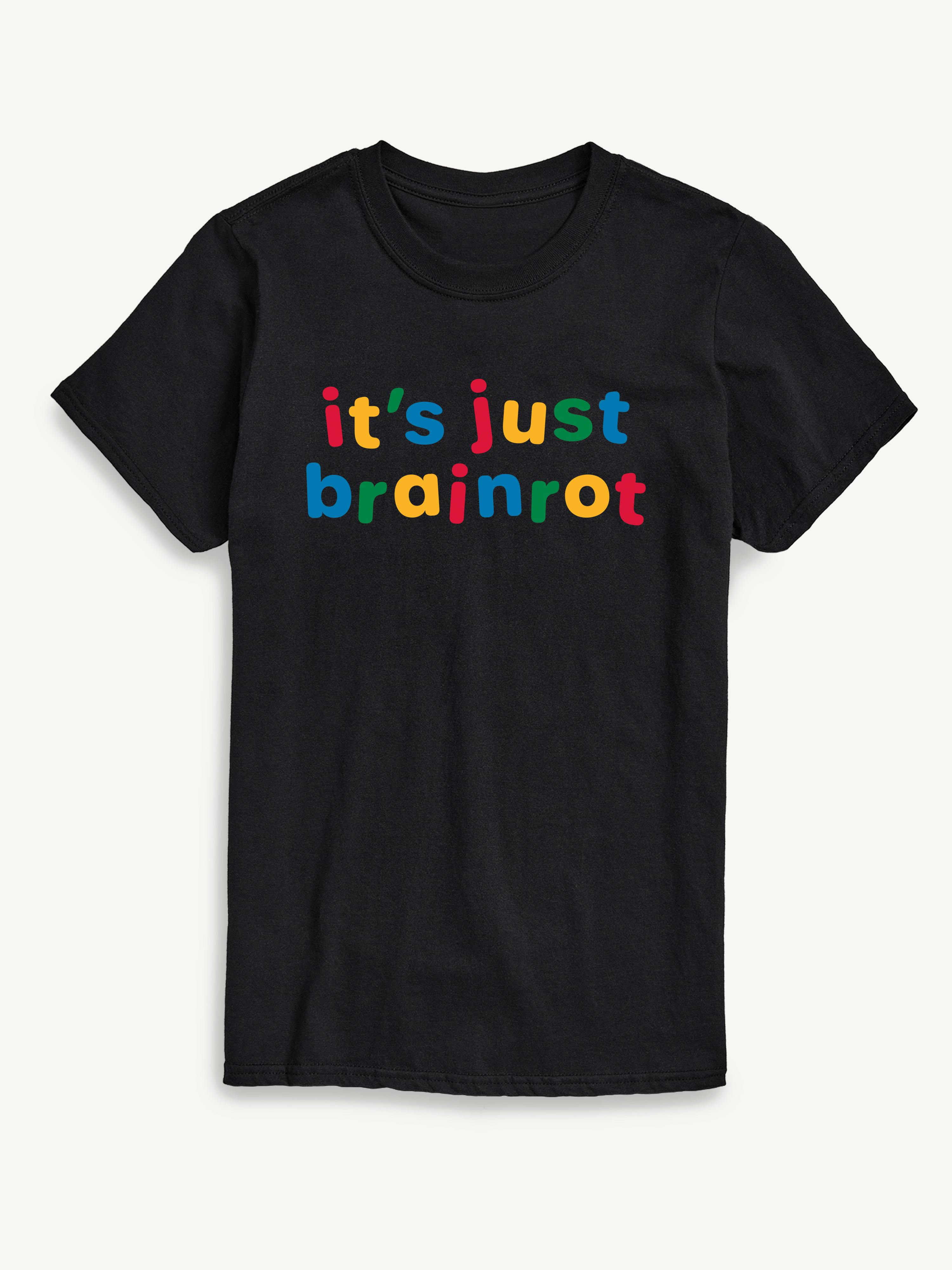 Image number 1 showing, Just Brainrot Short Sleeve Graphic T-Shirt