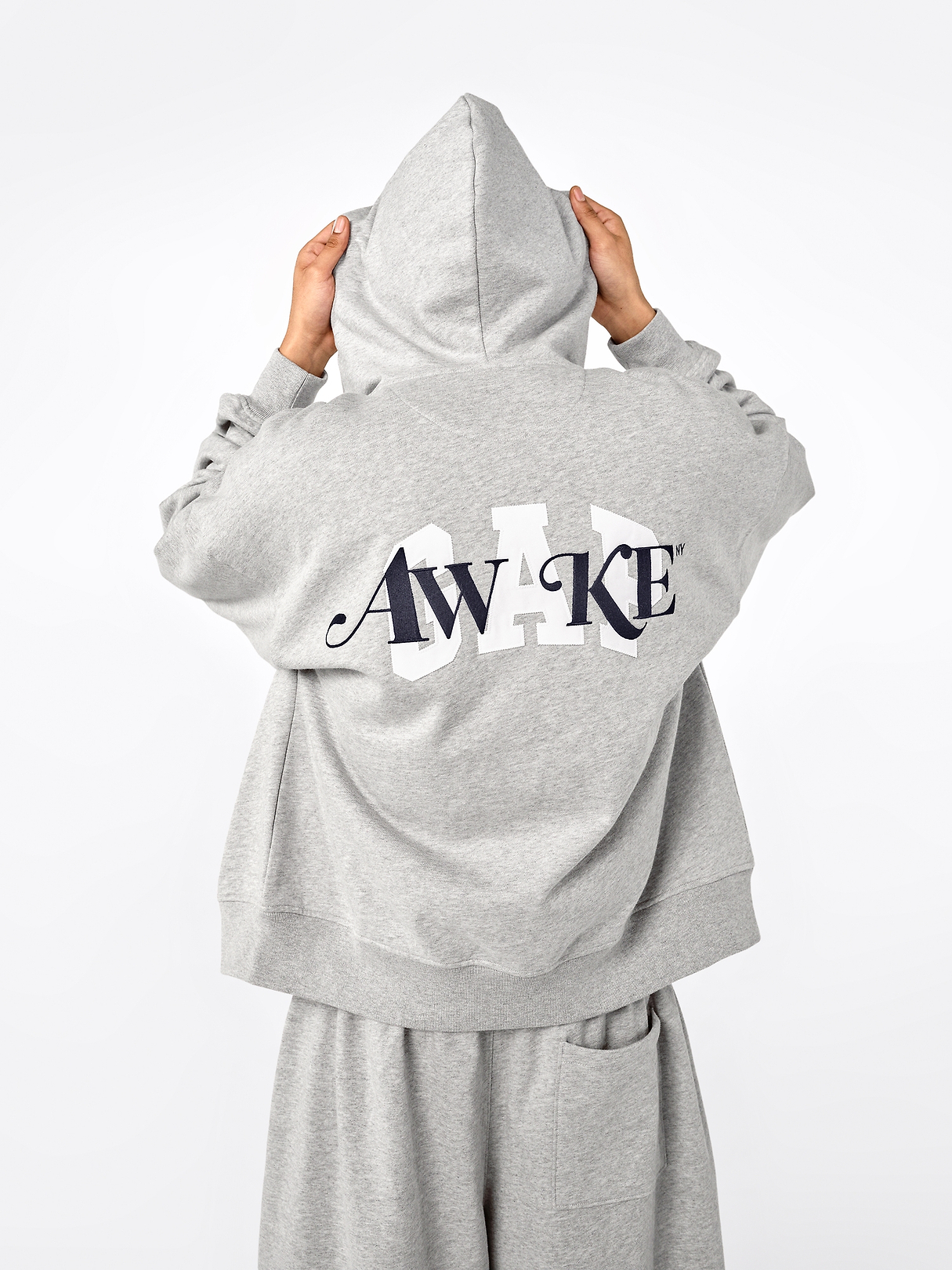 Gap × Awake NY Heavyweight Oversized Logo Zip Hoodie | Gap