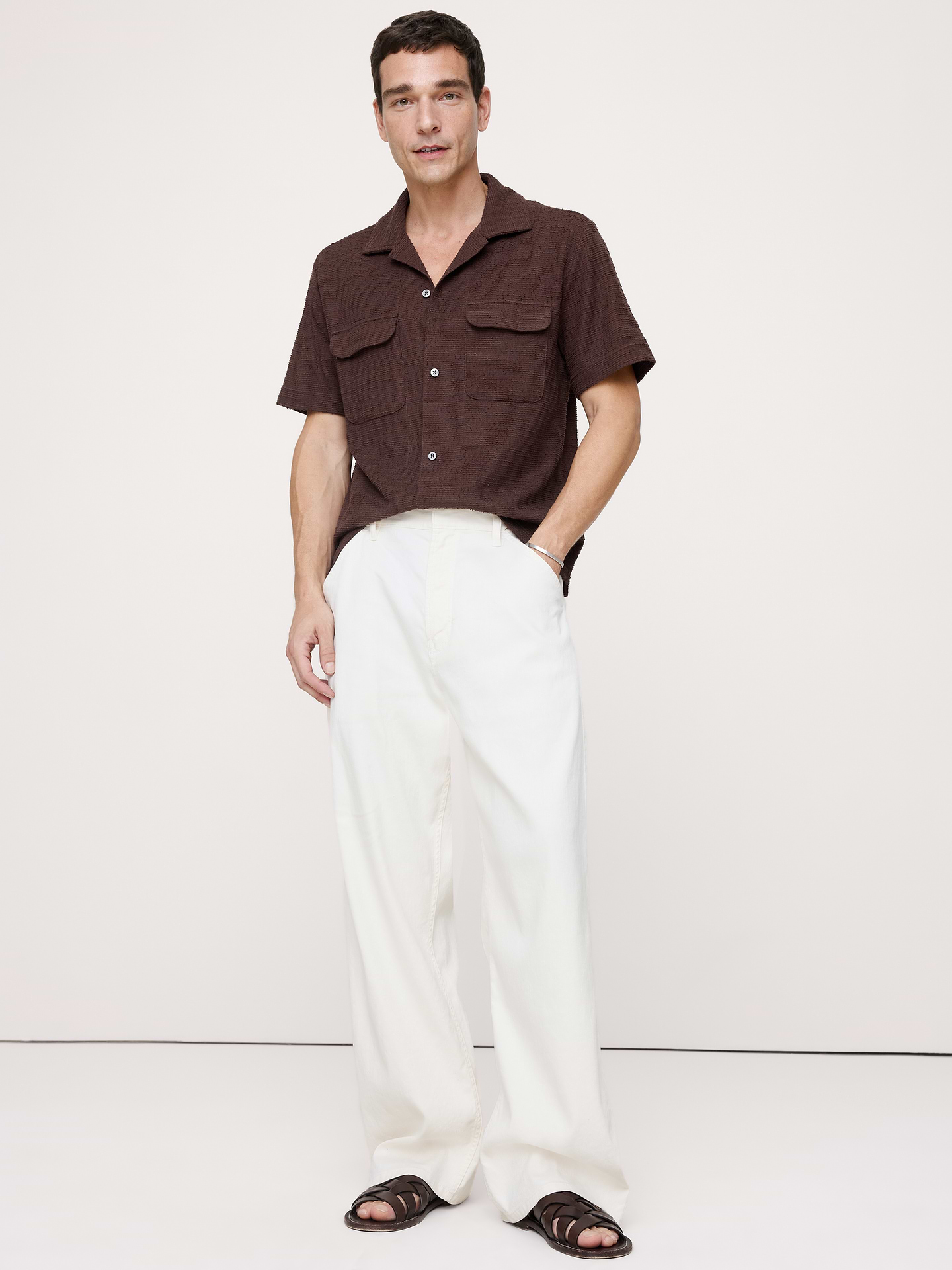 Image number 3 showing, Textured Knit Resort Shirt