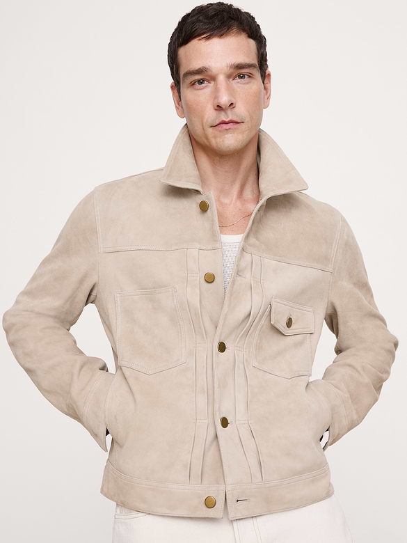 Suede Trucker Jacket
