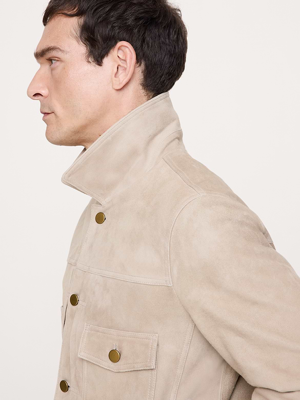 Suede Trucker Jacket