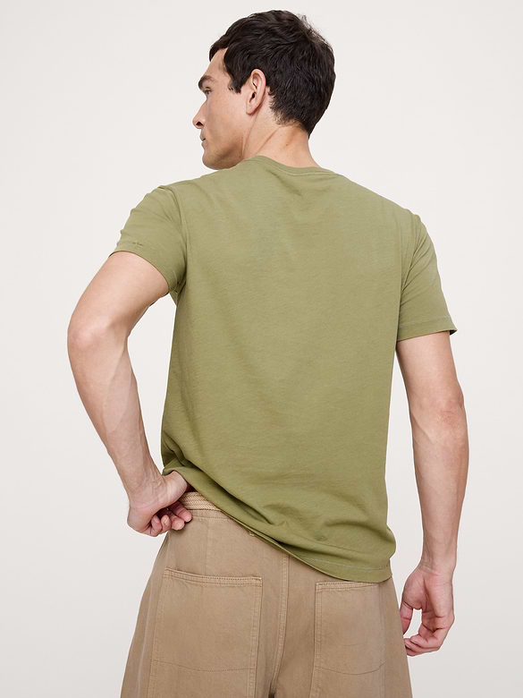 Lightweight Cotton Crew-Neck T-Shirt
