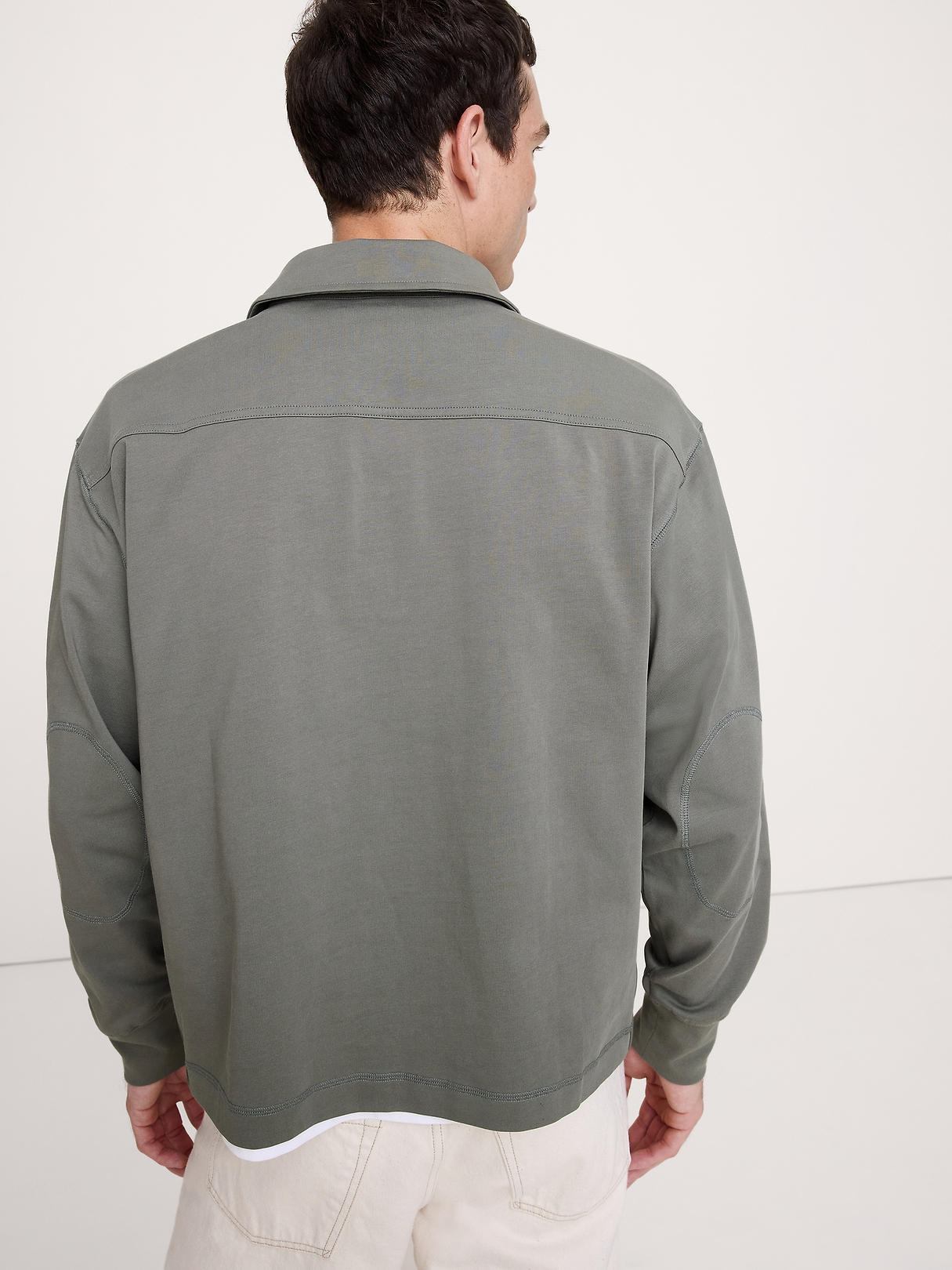 Cotton Quarter-Zip Sweatshirt | Banana Republic Cotton Quarter-Zip Sweatshirt | Banana Republic