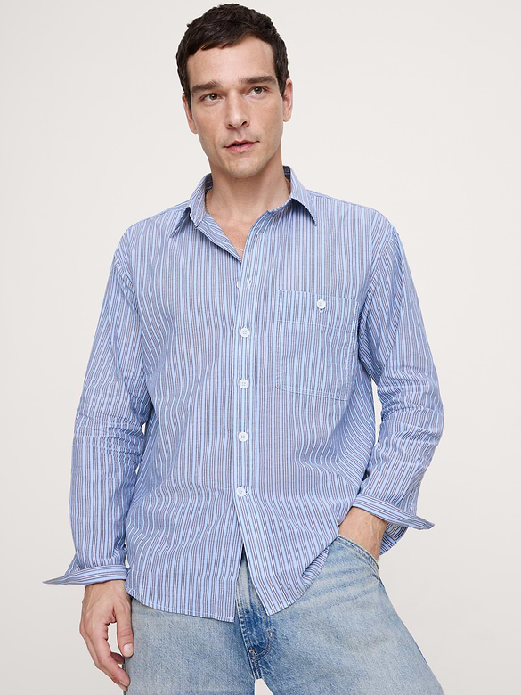 Chemise décontractée en coton d’été léger