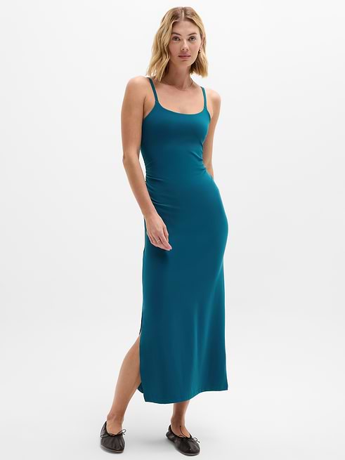 short dresses for homecoming Everly sexy side slit prom dress long sleeve Beyond Yoga SoftWash Linen Fabric:Lace tale atmosphere