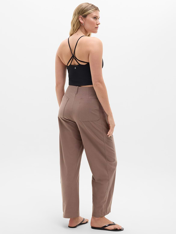 Skyline High Rise Barrel Leg Pant