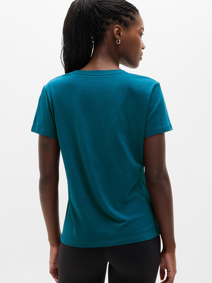Image number 3 showing, Favorite Cotton V-Neck Tee