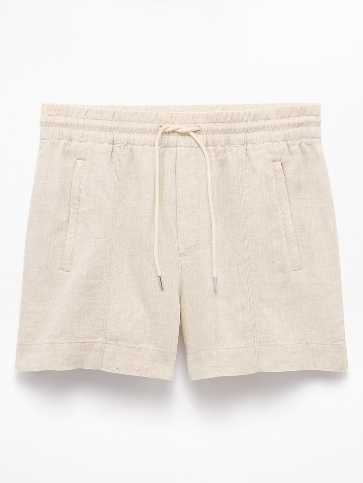Image number 7 showing, Retreat Linen Mid Rise 4" Short