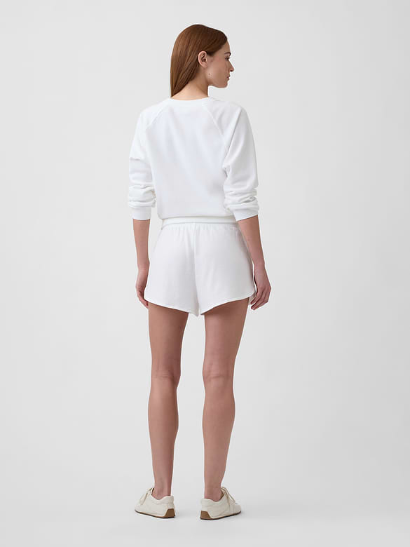 Relaxed French Terry Dolphin Shorts