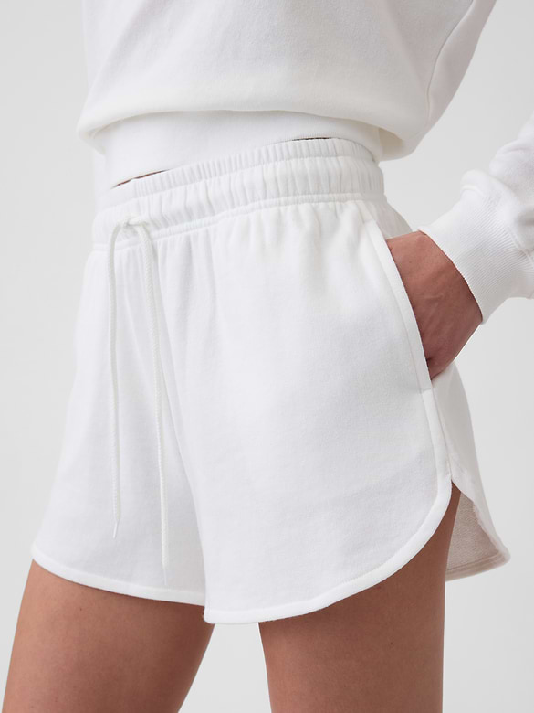 Relaxed French Terry Dolphin Shorts