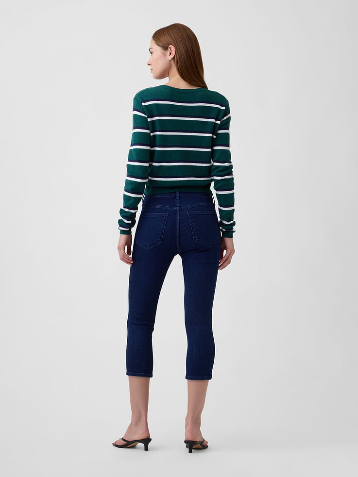 Image number 4 showing, Mid Rise Universal Capri Jeans