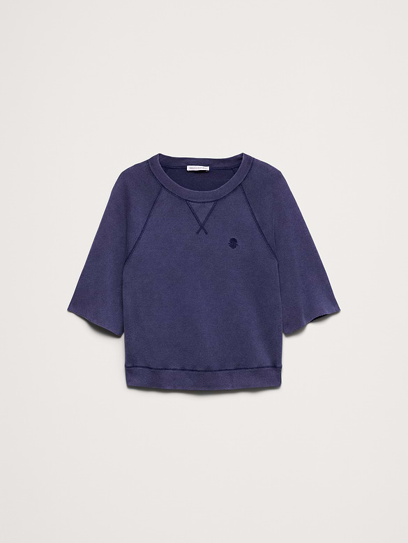 Garment Dye Sweatshirt Tee