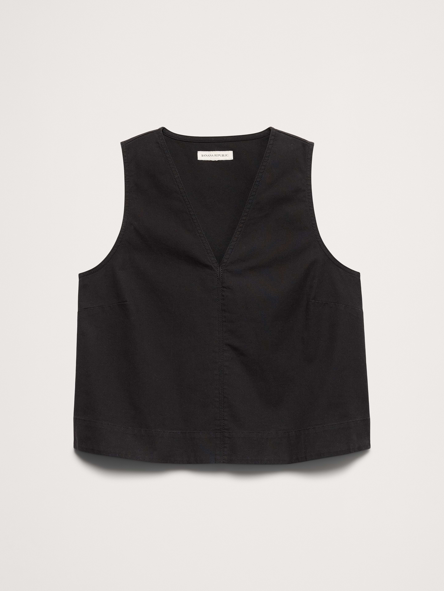 L'image numéro 4 présente Camisole en toile de coton