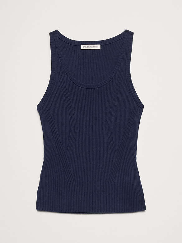 Ribbed Cotton Tank