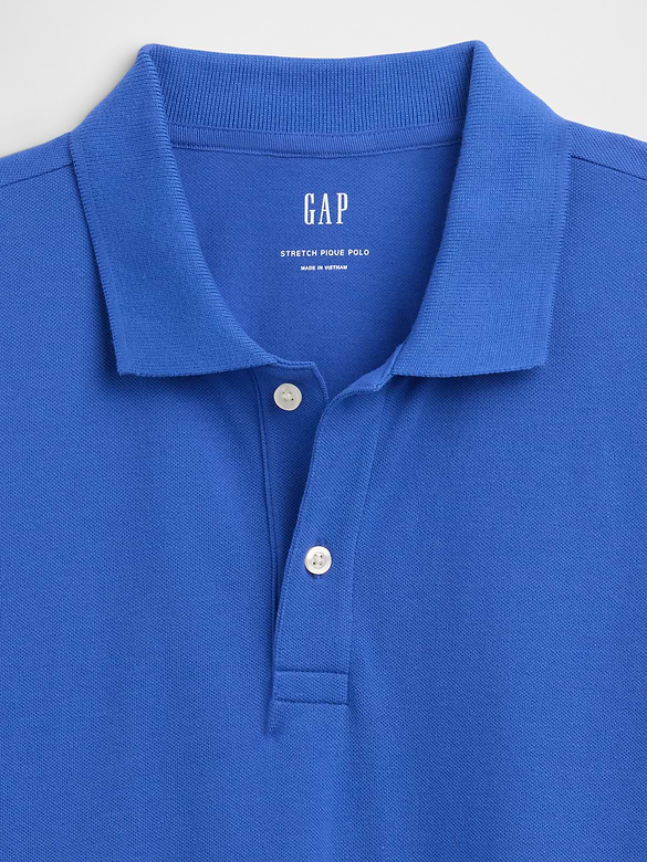 Stretch Pique Polo Shirt