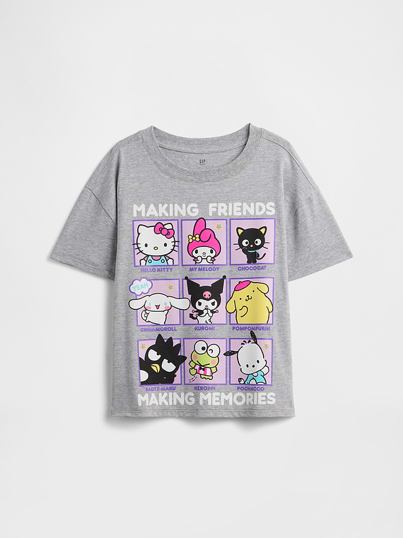 Kids Oversized Graphic T-Shirt