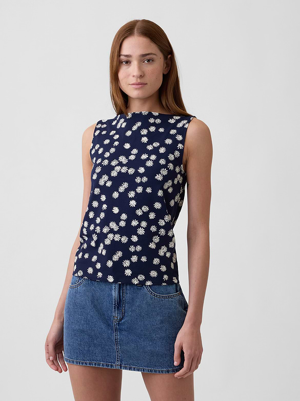 Boatneck Tank Top