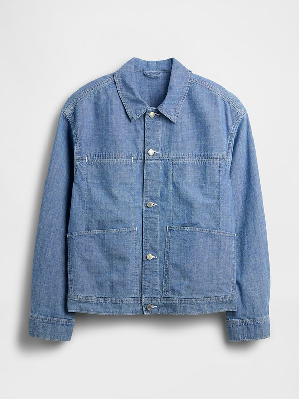 Boxy Chambray Jacket