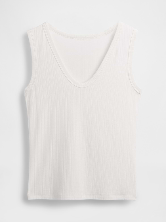 Variegated Rib Tank Top
