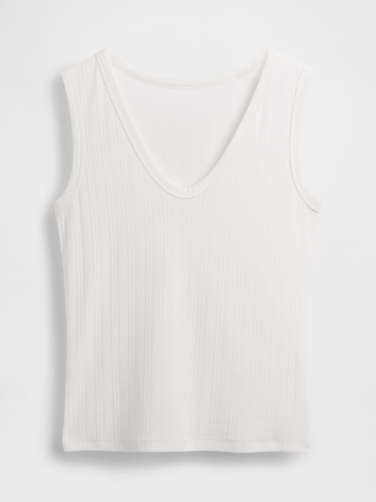 Image number 5 showing, Variegated Rib Tank Top