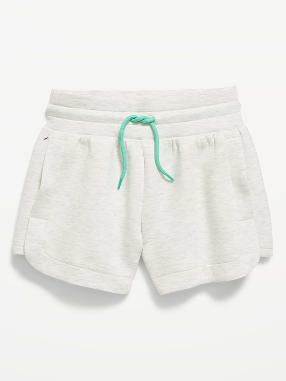 High-Waisted Bounce Fleece Shorts for Girls