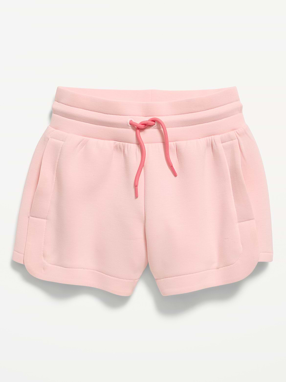 High-Waisted Bounce Fleece Shorts for Girls