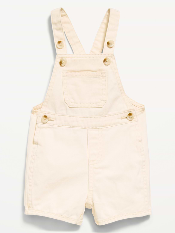Chambray Shortalls for Baby