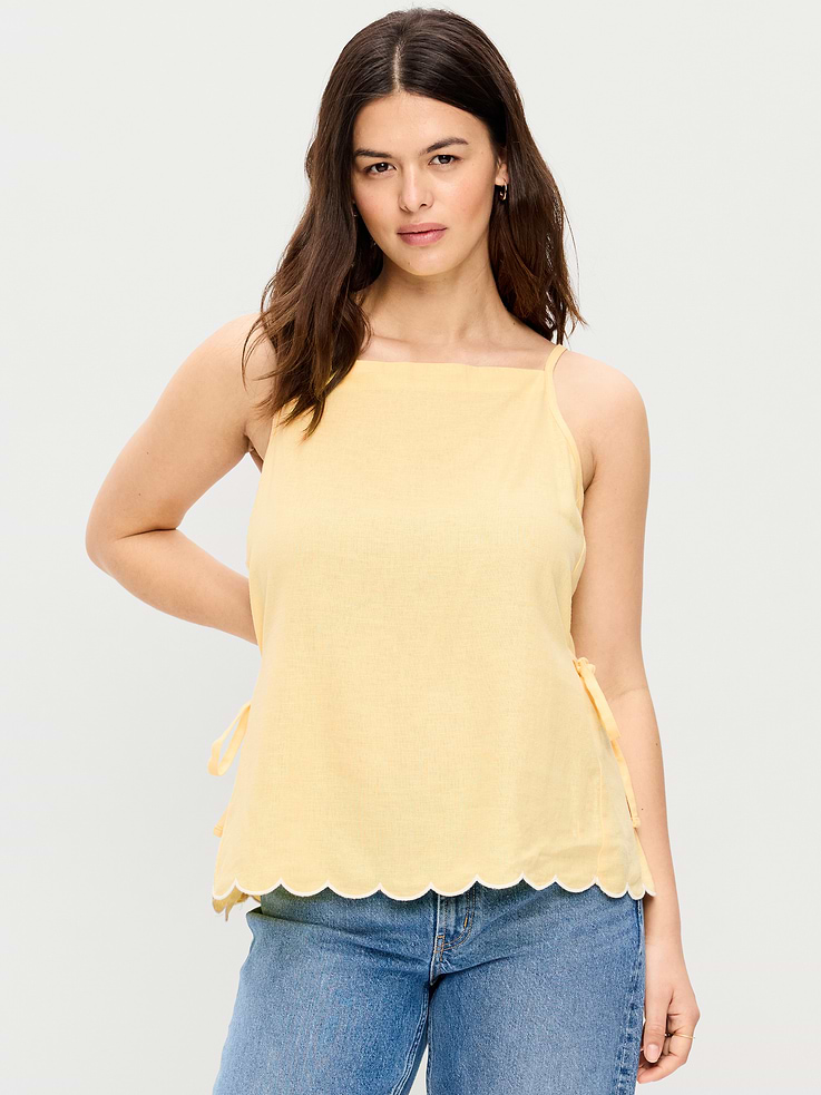 Image number 5 showing, Apron Side-Tie Tank Top