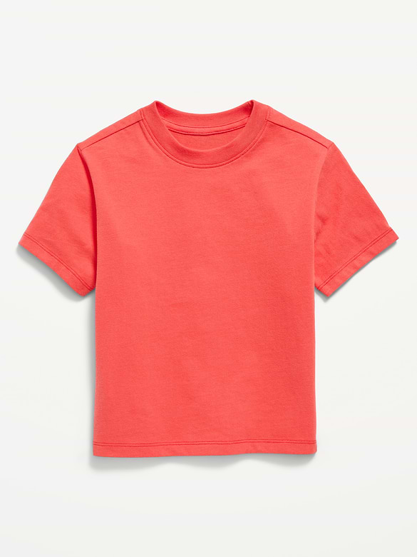 Oversized Short-Sleeve Heavyweight T-Shirt for Toddler Boys