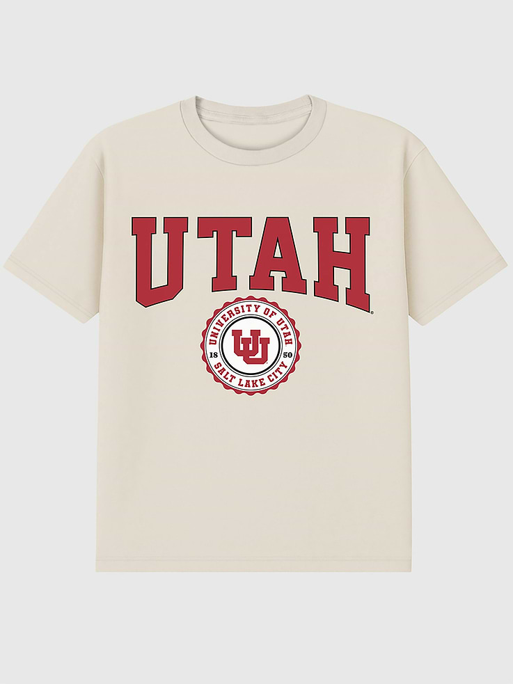 Image number 1 showing, University of Utah Collegiate Seal Dark Graphic T-Shirt