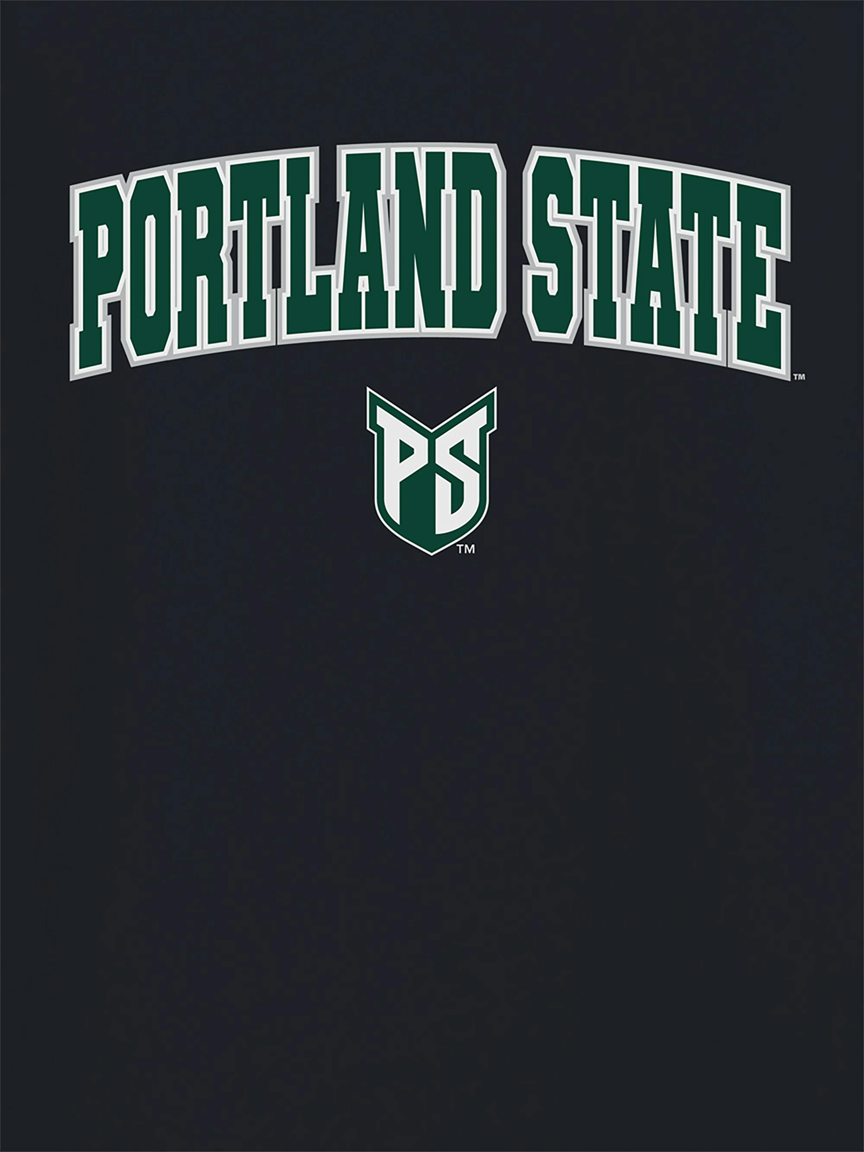 Image number 2 showing, Portland State University Arch Logo Black Graphic T-Shirt