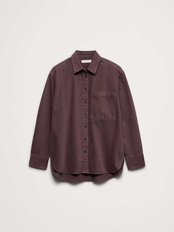 The Oversized Denim Shirt