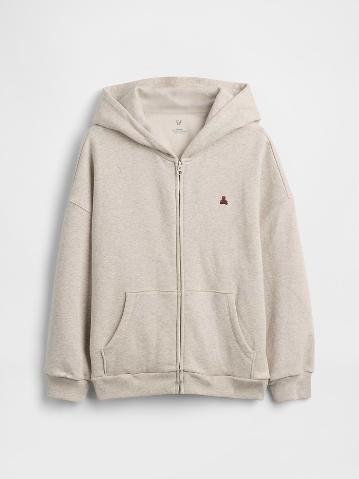 Image number 2 showing, Kids VintageSoft Oversized Zip Hoodie