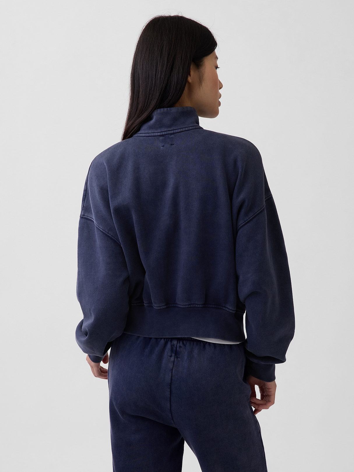 VintageSoft Oversized Half-Zip Wedge Pullover | Gap