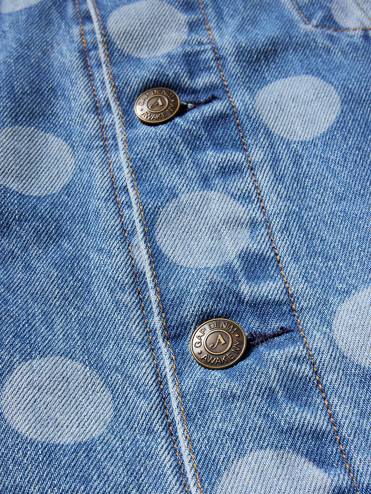 Image number 8 showing, Gap × Awake NY Oversized Dotted Icon Denim Jacket
