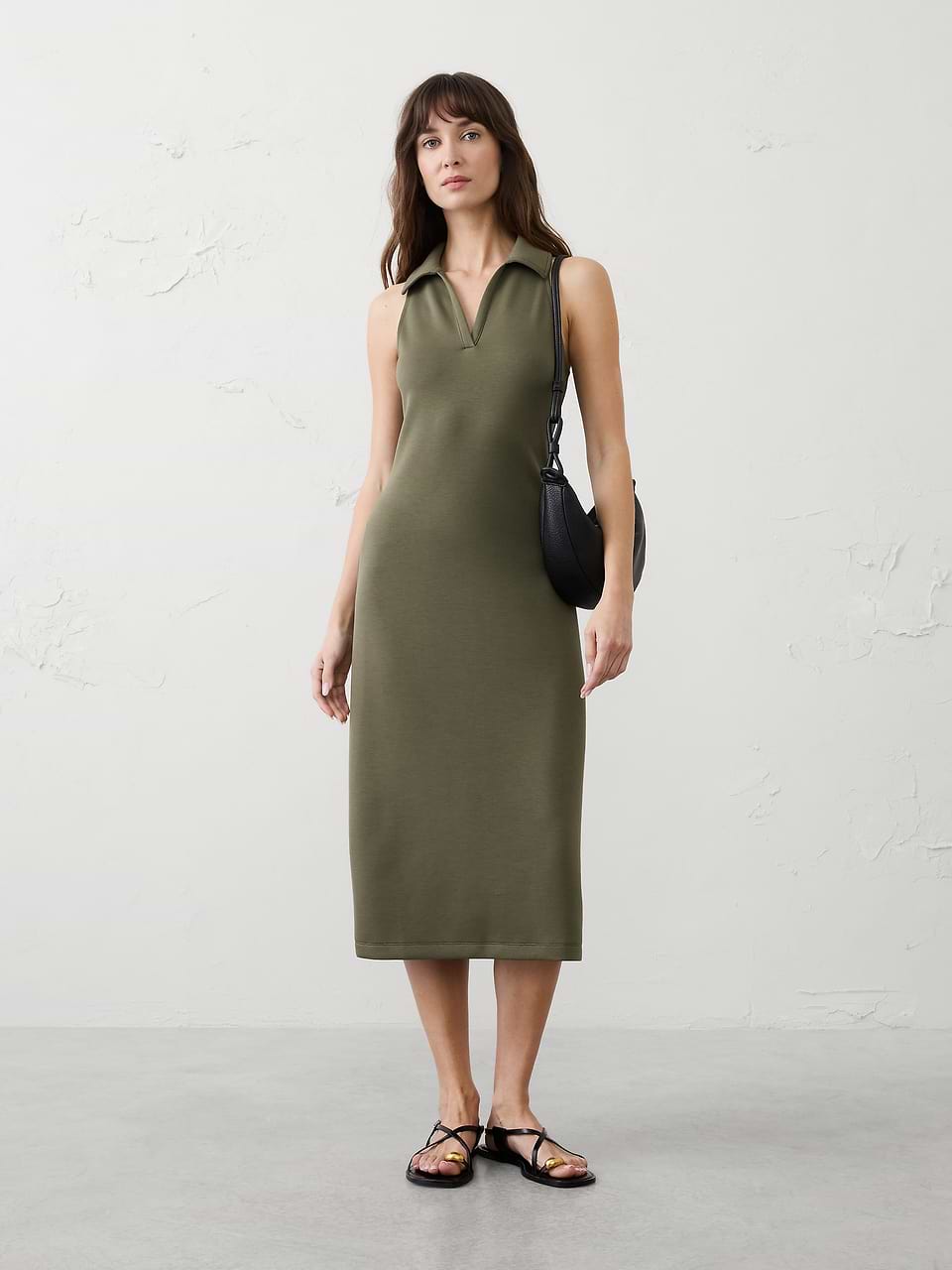 banana republic halter midi dress Soft Touch Recently-Launched