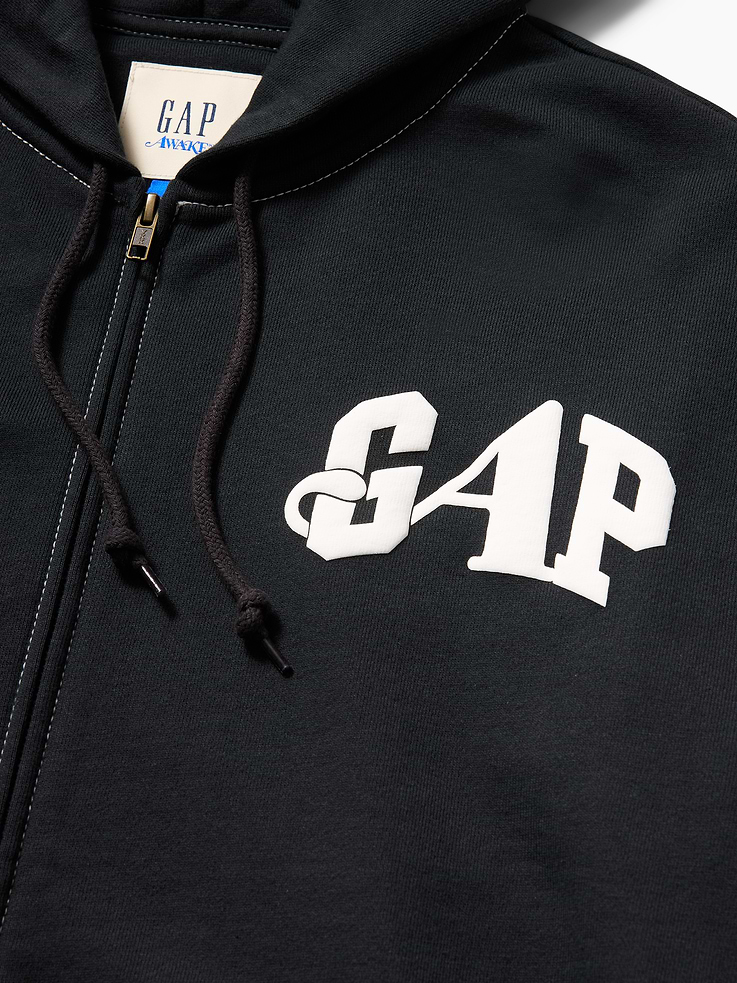 Image number 6 showing, Gap × Awake NY Heavyweight Oversized Logo Zip Hoodie