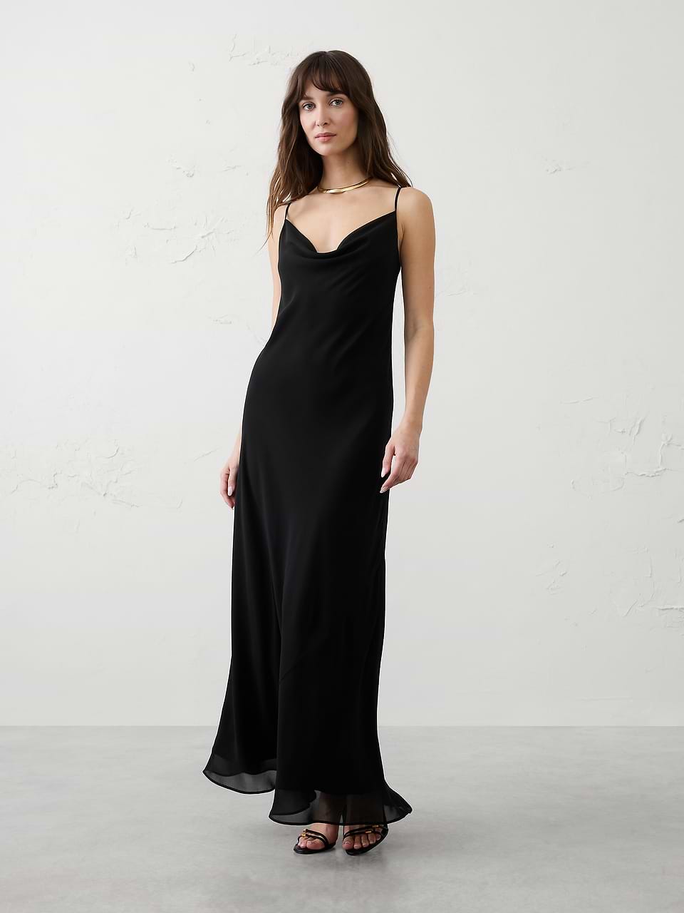 boho mother of bride dresses the 2021 V Neck Chiffon Formal Ruffles Ruched 16 / Blue Premium Chiffon Fabric Slip On Styles Nicole Miller Artelier BLACK COLOR:WHEAT