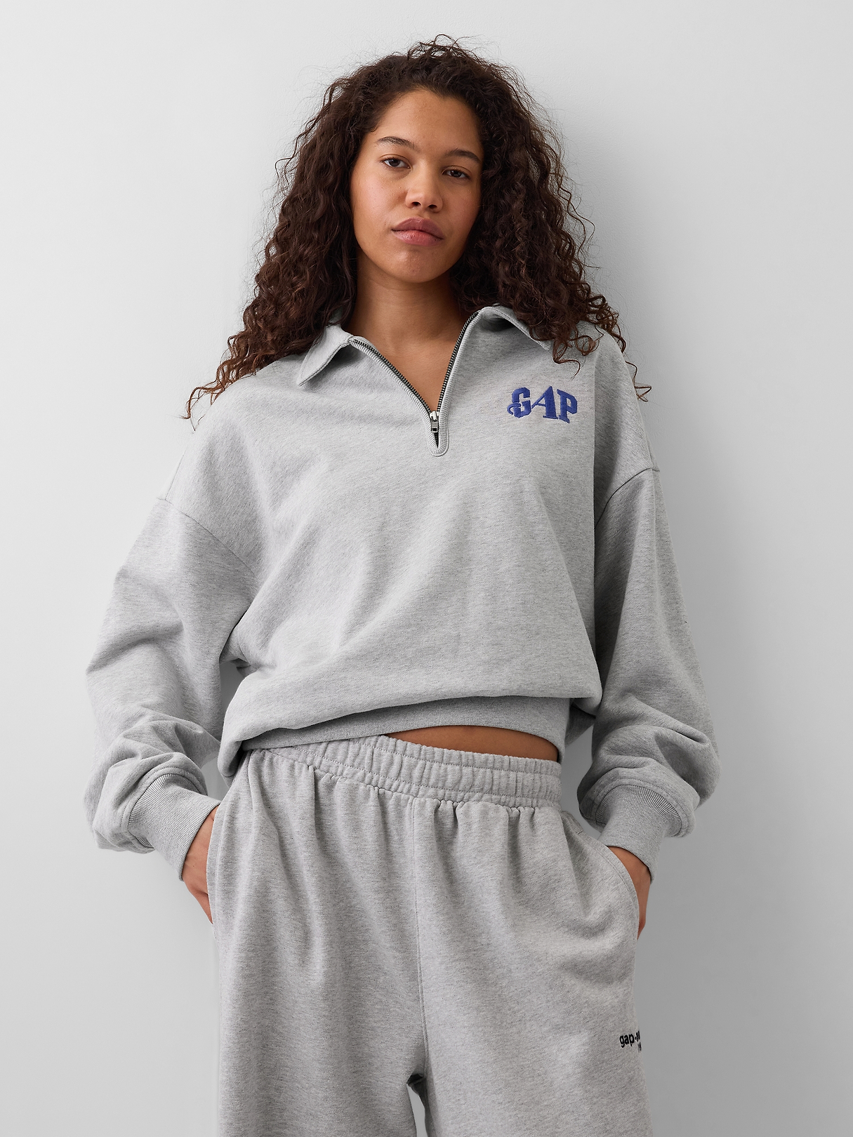 Gap × Awake NY Heavyweight Oversized Quarter-Zip Pullover | Gap