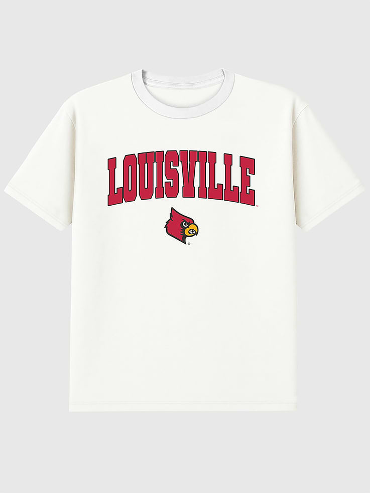 Image number 1 showing, University of Louisville Arch Logo Dark Graphic T-Shirt