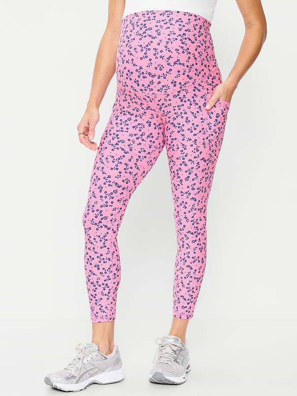 Maternity Full-Panel PowerSoft 7/8 Leggings