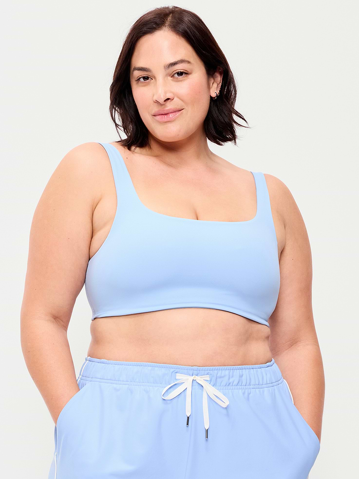 Image number 7 showing, Light Support StudioSmooth Square-Neck Sports Bra
