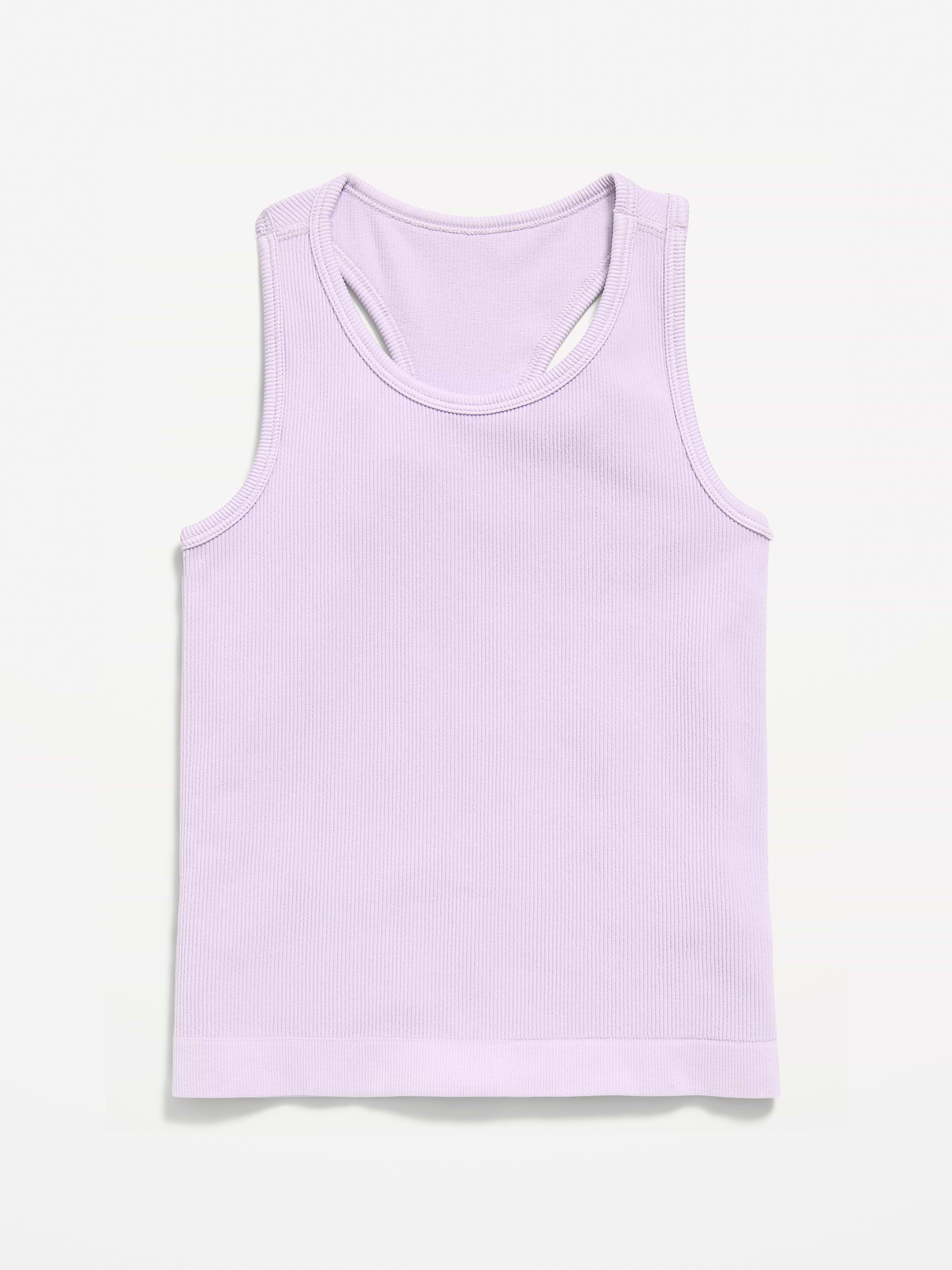 Image number 3 showing, Fitted Seamless Ribbed Racerback Performance Top for Girls