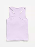 Image number 4 showing, Fitted Seamless Ribbed Racerback Performance Top for Girls