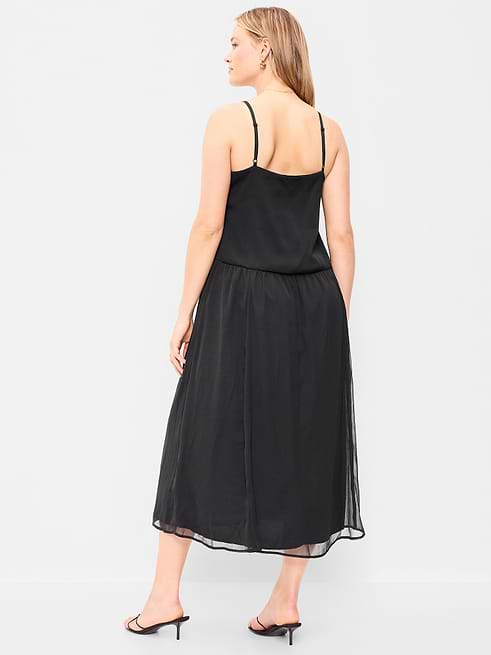 navy dress corset Wedtrend Women Prom A Line Spaghetti Straps Tulle Long Party Dress with Appliques, Navy / US12 its boned through the WEDGUEST Champagne Plus Size Wedding Color:Ivory/Champagne