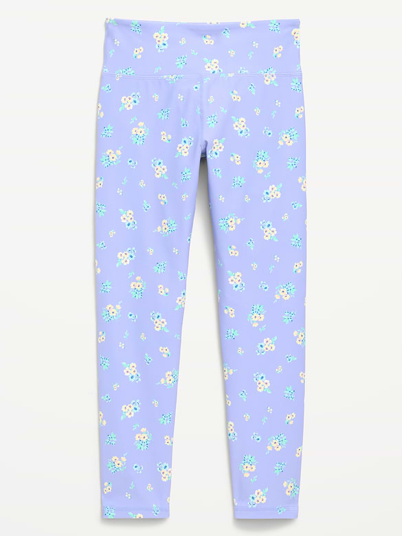 High-Waisted PowerSoft 7/8 Leggings for Girls