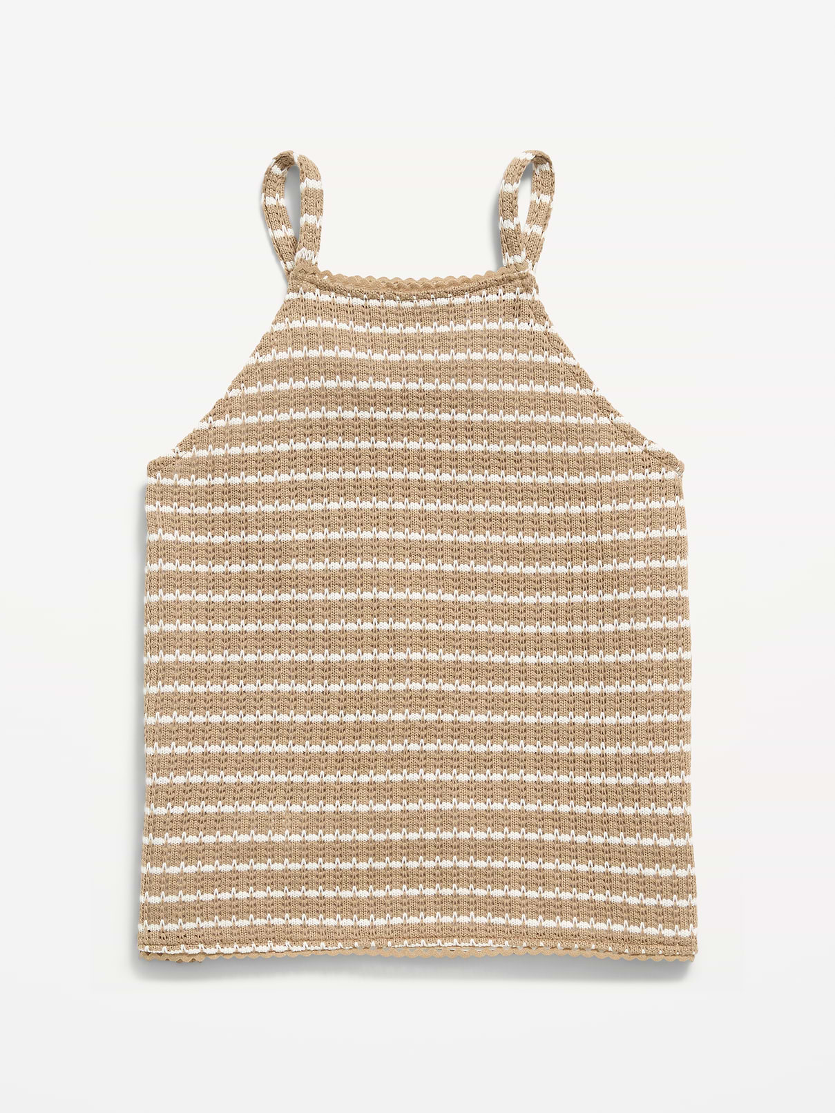 Image number 2 showing, Sleeveless Jacquard Knit Top for Girls