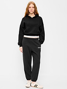 Image number 1 showing, High-Waisted Cinched-Ankle Sweatpants